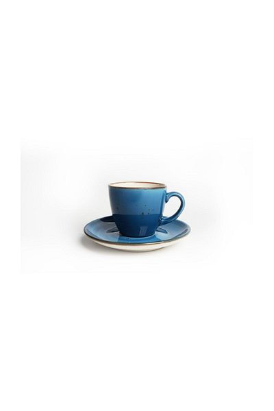 Tulü Porselen Set cești de cafea Tulu Porțelan Luna Blue pentru 6 persoane