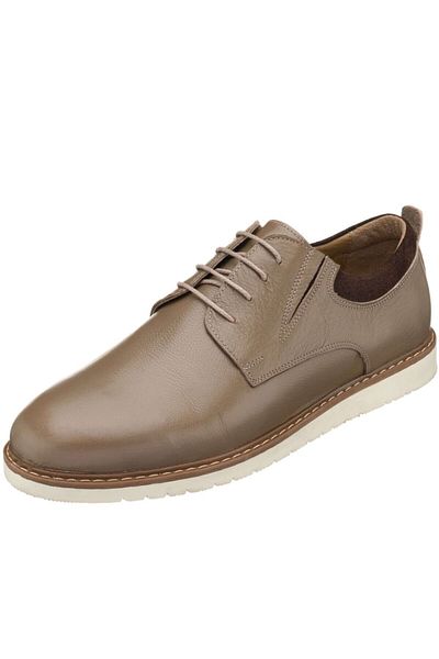 İriadam Ag4296 Mink Leather Large Size Men's Shoes