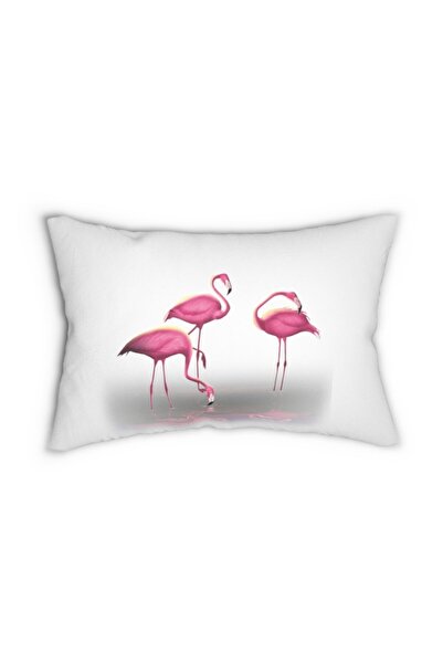 LADİJİTAL BASKI ÇÖZÜMLERİ Satin Flamingo Štampano Navlaka za jastuk