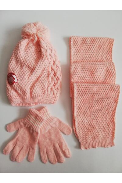 Kitti Girl's Waiter Set - Scarf, Beret, Gloves K2180-03