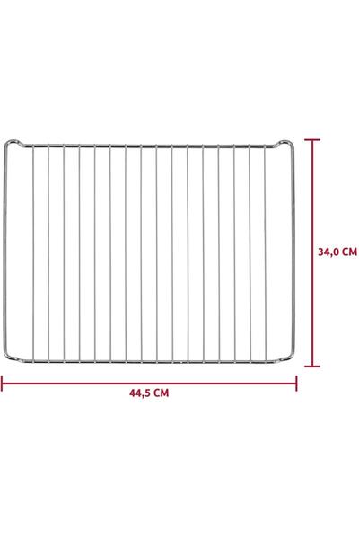 B & N MAĞAZACILIK Ankastre Fırın Iç Izgara Raf Teli 44,5 Cm X 34 Cm