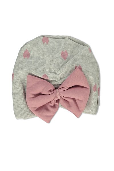 Bebetto Jacquard Knitted Hat Ribbon Beret Girl (sweet Heart) (c741)