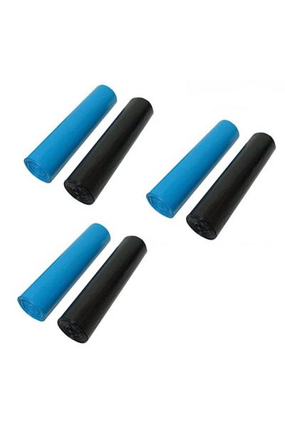 firdevsi hobi Cnrplast-ersopack- Jumbo Size Garbage Bag-80x110cm-400gr- 6 Rolls X60 Pieces-Blue And Black