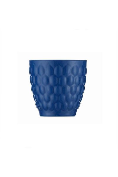 Kütahya Porselen Favo Coffee Cup Set 90 Cc Navy Blue 3 Pieces