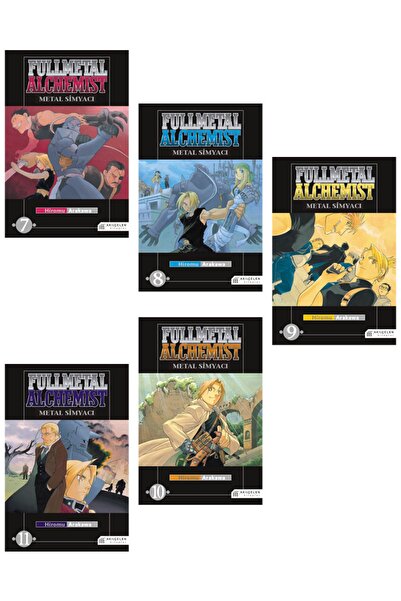 AKILÇELEN YAYINEVİ Fullmetal Alchemıst - Metal Simyacı - 5 Kitap Türkçe Manga...