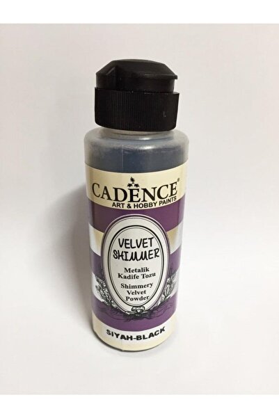 Cadence Velvet Metalik Kadife Tozu 120ml Siyah