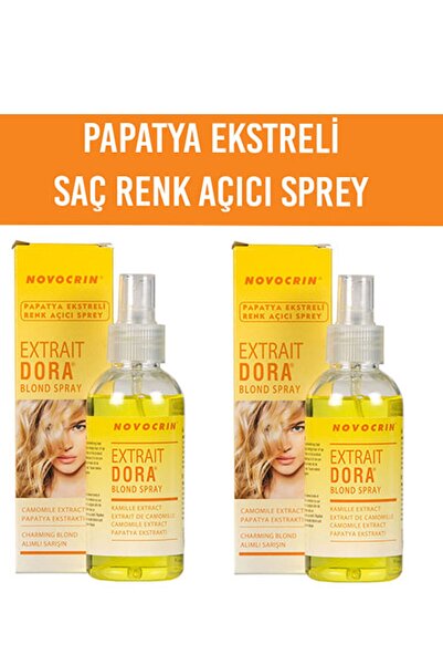Novocrin Extrait Dora Saç Açıcı 125 ml 2 Adet Paket