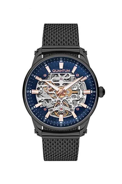 Quantum Qmg668.090 ساعة يد رجالية أوتوماتيكية بحبل من القش