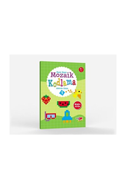 Dikkat Atölyesi Yayınları Mutluminik Okul Öncesi Kare Kare Mozaik Kodlama 1. ...