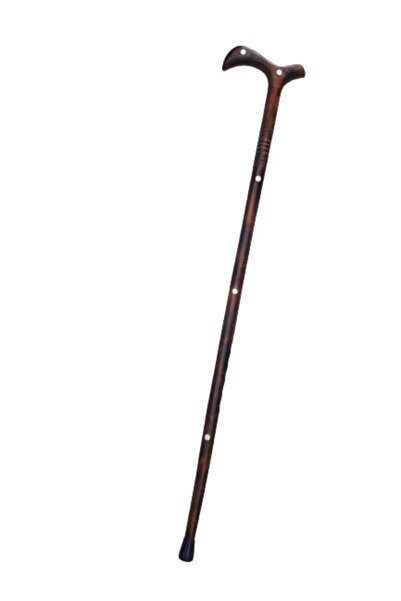 BARIŞ El Yapımı Işlemeli Ahşap Baston