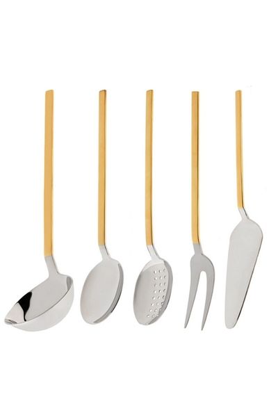 Jumbo 8100 5 Piece Gold Service Set