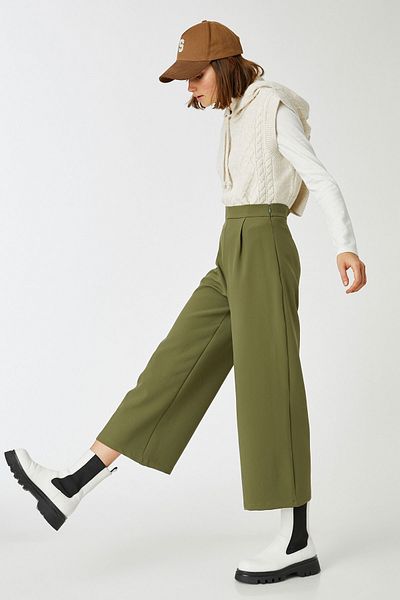 Koton Women's Khaki Jeans 2KAL48101IW