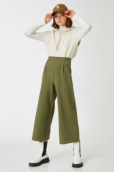 Koton Women's Khaki Jeans 2KAL48101IW