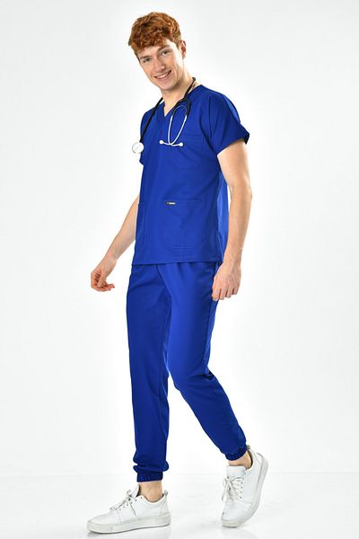 Owlet Medikal Costum Saks Blue Lycra cu picioare elastice