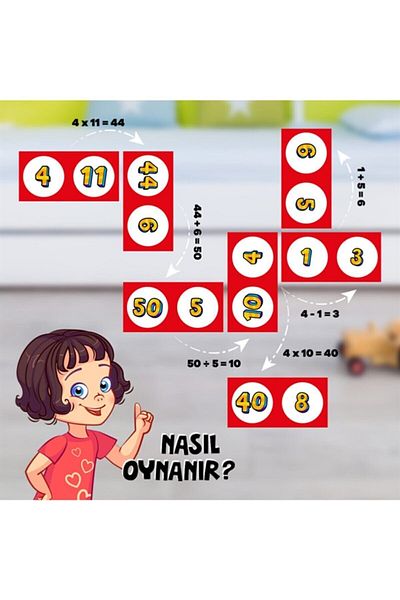 NT Handmade 4 Operations Math Game For Kids - Child And Mind Development Child Education