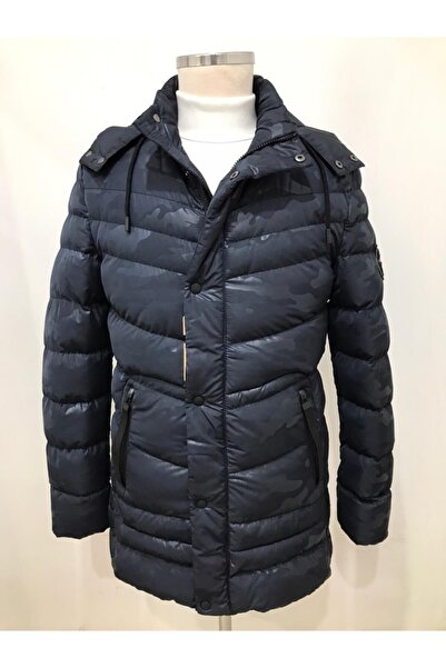 BIGAZZI Içi Kürklü Kapşonlu Spor Uzun Kaban