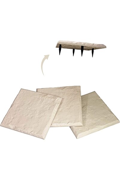 RENKLİ EVİM Dekoratif Basamak Taşları - Dış Mekan Yolu Pvc 16 Adet