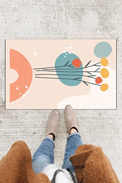 Monnhein Covoraș de ușă decorativ pentru exterior/interior/baie/bucătărie/dor...