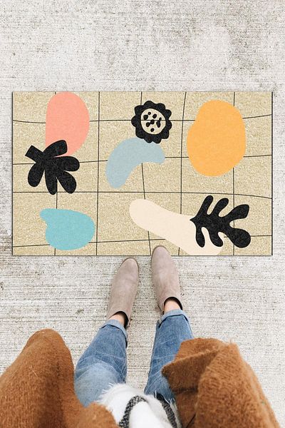 Monnhein Door Mat Decorative Outdoor/Home/Bathroom/Kitchen/Bedroom/Entryway Door Mat