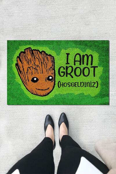 Monnhein Groot Decorative Mat with Hood and Stylish Design, for Outdoor/Home Interior/Bathroom/Kitchen/Bedroom/Entryway Door
