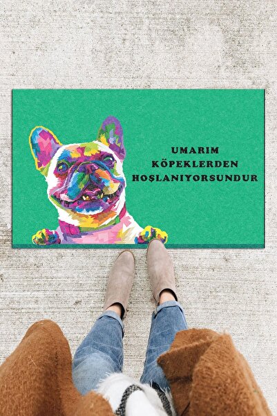 Monnhein Covoraș de ușă decorativ pentru exterior/interior/baie/bucătărie/dor...