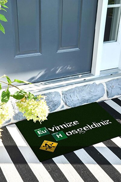Buket Home Breaking Bad Kapı Önü Paspası Dekoratif Kapı Paspası Dış Mekan Paspas Ev Içi Paspası