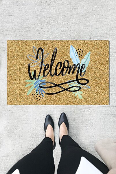 Monnhein Bun venit Covoraș pentru ușă față decorativ în aer liber/interior/ba...