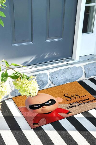Monnhein Baby is Sleeping Door Mat Decorative Door Mat Outdoor Mat Home Door Mat