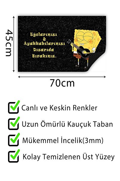 Monnhein Kapı Önü Paspası Dekoratif Dış Mekan/ev Içi/banyo/mutfak/yatak Odası/giriş Kapı Paspası