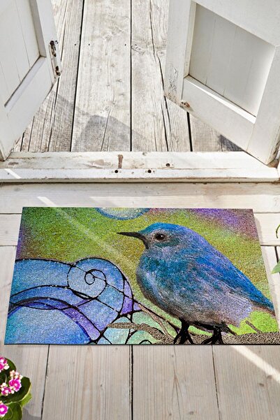 Monnhein Covoraș de ușă cu lămâie Decorativ pentru exterior/interior/baie/buc...