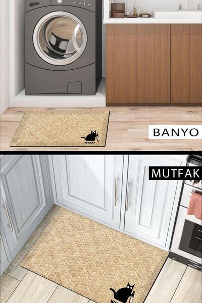 Monnhein Kapı Önü Paspası Dekoratif Dış Mekan/ev Içi/banyo/mutfak/yatak Odası/giriş Kapı Paspası