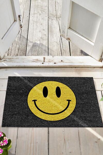 Monnhein Smile Kapı Önü Paspası Dekoratif Dış Mekan/ev Içi/banyo/mutfak/yatak Odası/giriş Kapı Paspası