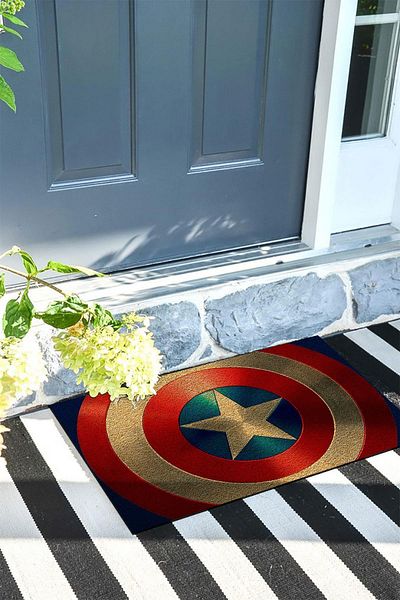 Monnhein Captain America Door Mat Decorative Door Mat Outdoor Door Mat Home Door Mat