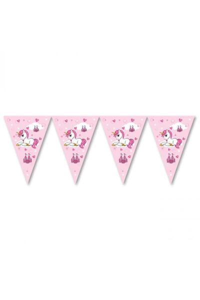 Huzur Party Store Unicorn Karakterli Flama 10 Bayrak 200 Cm
