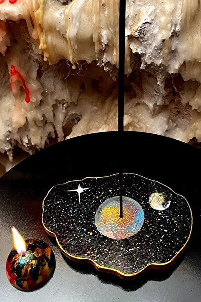 FANTASTİK SANAT ATÖLYESİ Dekoratif Hediyelik Astroloji Ay Dönümü Ve Yıldızlar...