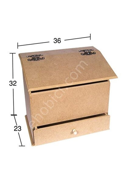 İstanbul Hobi Kapaklı Ekmeklik Ahşap (mdf) Obje E326