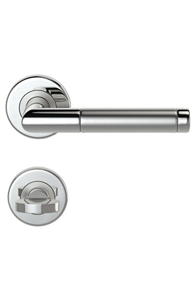 Condi Collection Condı 103 Saten Krom Rozetlı Kapı Kolu Saten Krom Rozetli Wc (tk)
