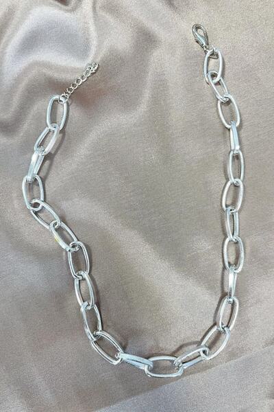 Ryden Kadın Kalın Halka Zincir Kolye