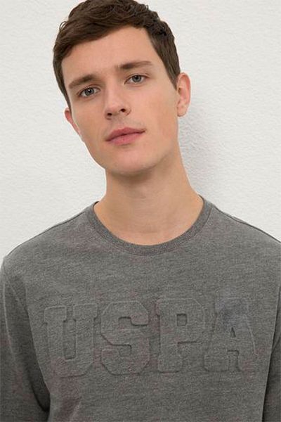 U.S. Polo Assn. Men's Gray Sweatshirt