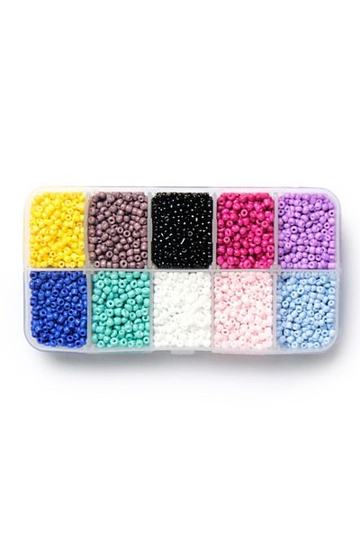 yiğit aksesuar 10 Colors Sand Bead Set