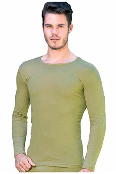 jilly jo 0126 Model Military Khaki Thermal Tricou pentru bărbați - Pachet de 1