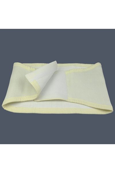 Momslab Ορθοπεδικός κορσές Velcro από καθαρό μαλλί 100% Angora