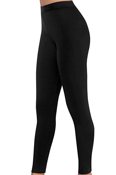 bejamonti Дамски черни термо чорапогащи, комплект от 2