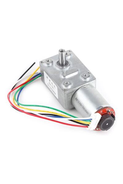 Genel Markalar Jgy-370b Dc Motor 12v 30rpm Enkoderli Redüktörlü Hız Okuyucu