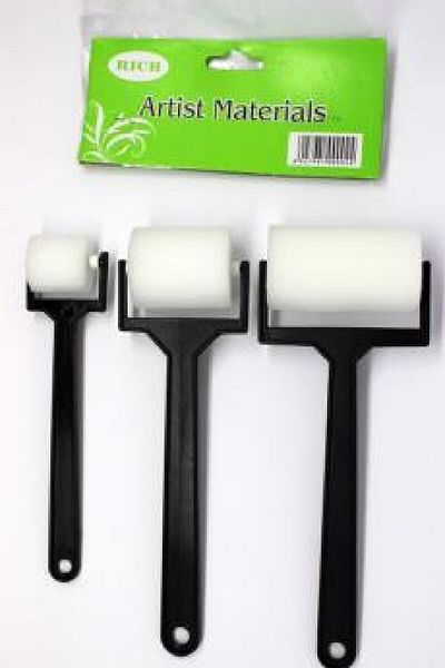 Rich Sponge Roller Brush Set 3 Pieces
