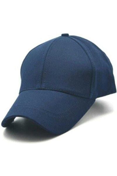 myDea Unisex Plain Navy Blue Hat
