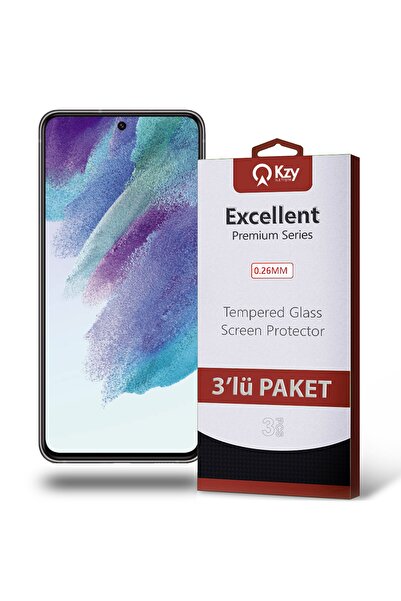 KZY İletişim Samsung Galaxy S21 Fe  Uyumlu  Temperli Ekran Koruyucu Kırılmaz ...