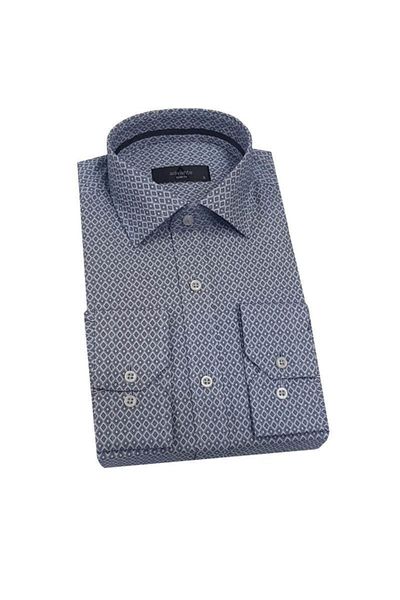 ADVANTE Cămașă pentru bărbați din satin de bumbac slim fit