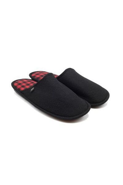 Twigy Square Black Men's House Slippers Comfortable No Sound
