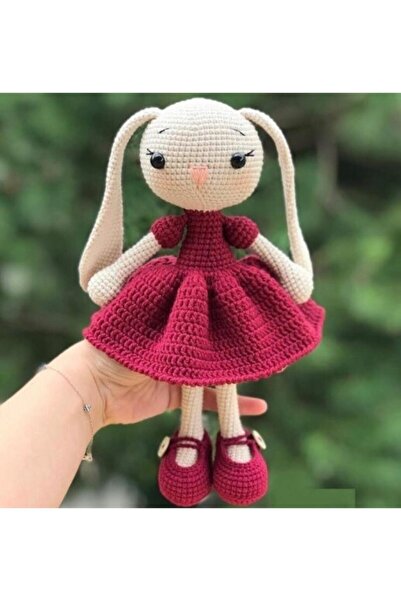Zey's Amigurumi Amigurumi Organik Oyuncak - Uzun Kulak Tavşan